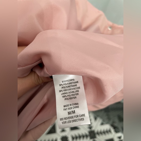 CAMI NYC Medium Pink puffed Leather Jacket. πΈπ - Picture 6 of 8